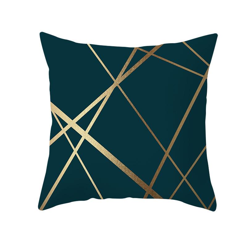 

Новая простая линия персиковая кожа бархатная двусторонняя наволочка дом машина диван прикроватная наволочка 45 * 45Cm