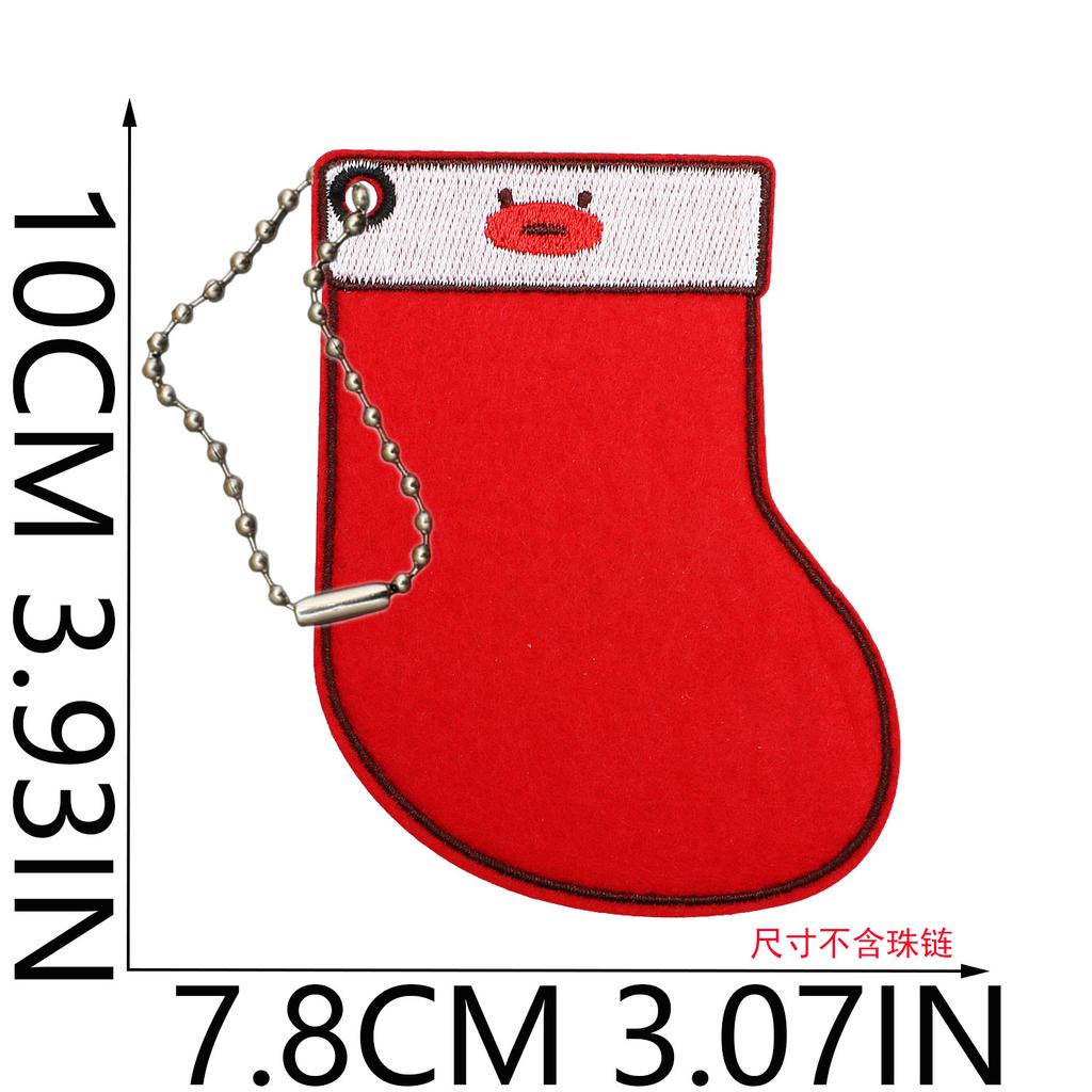 Like Thumb Pendant Cloth Sticker Decoration Red House Diy Luggage Tag Production Felt Chassis Ins Brand Bag Pendant