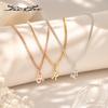 Gold-Plated Stainless Steel Zodiac Pendant Necklace for Women
