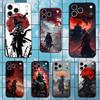 Samurai Kunst Bushido Hülle Für iPhone 12,14,15,16,17,13,11,X,Mini,Plus,Pro Max,8,7,XR,SE,XS,Weiches Silikon Schwarz