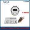 KUS 52mm 0-190ohm 240-33ohm Digital Fuel Level Meter Oil Gauge Red Yellow Light 9-32V Fuel Sensor 175mm 200mm 250mm 300mm 335mm