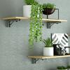 8 Inch Folding Wall Bracket Heavy Duty Support Shelf Bracket Foldable Metal Storage Rack Holder for Space Saving and Organization