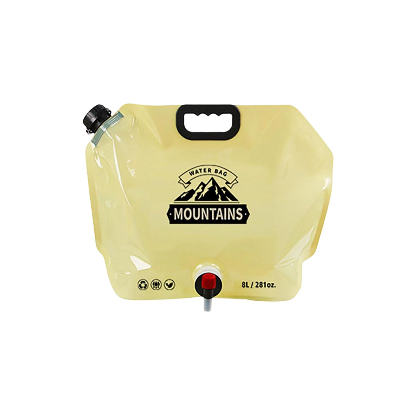 

Portable & Foldable Outdoor Water Bag — Large-Capacity, Thickened Soft-Body Water Container For Camping, Travel, Hiking, And Water Storage One Size хакі