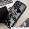Fuzzy Black Rose Is Suitable for Apple 16 Mobile Phone Case iPhone13/14 Diablo 11Pro Silicone 12 Anti-drop XS