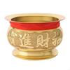 62KD Exquisite Messing Räuchergefäße Opferschale Traditionelle Chinesische Tempel Weihrauchgefäße Anbetung Metall Räucherstäbchenhalter