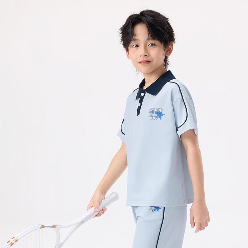 Boys' Star Print Color Block Sportswear Set