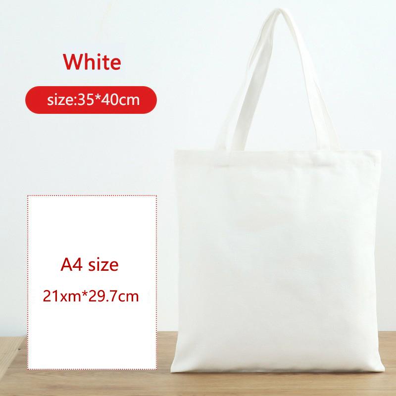New Women Shoulder Bags Canvas Female Reusable Shopping Bags Large Capacity Handbags Casual Foldable Bag for Ladies