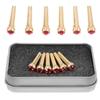 Copper Guitar Bridge Pegs Tuning Replacement Professional Guitarists Outdoor Use 2.8x0.7cm Simple Design 6Pcs