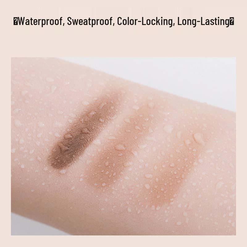 Three-Color 3D Waterproof Eyebrow Powder: Smudge-Proof, Long-Lasting, Beginner-Friendly