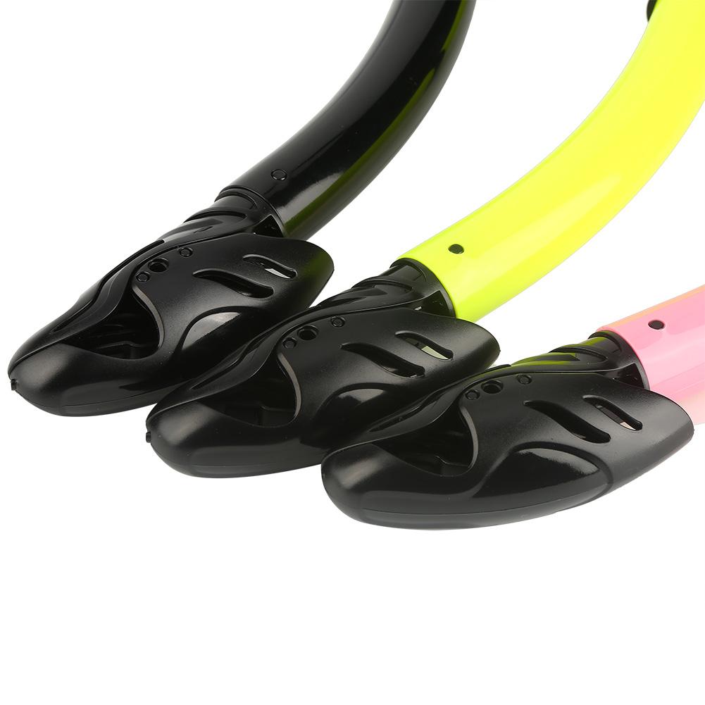 3 Colors High Quality Silicone Mouthpiece Swimming Snorkel Full Dry Air Breathing Tube
