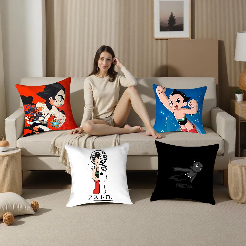 Anime A-Astro B-Boy Pillow Case Plush Fabric Soft Pillowcase Double Sided Print Cushion Cover Throw Pillow Cover