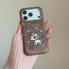 Denim Embroidered Maca Bag for Apple 17Promax Mobile Phone Case iPhone16 Stars 15 Creative 14/13