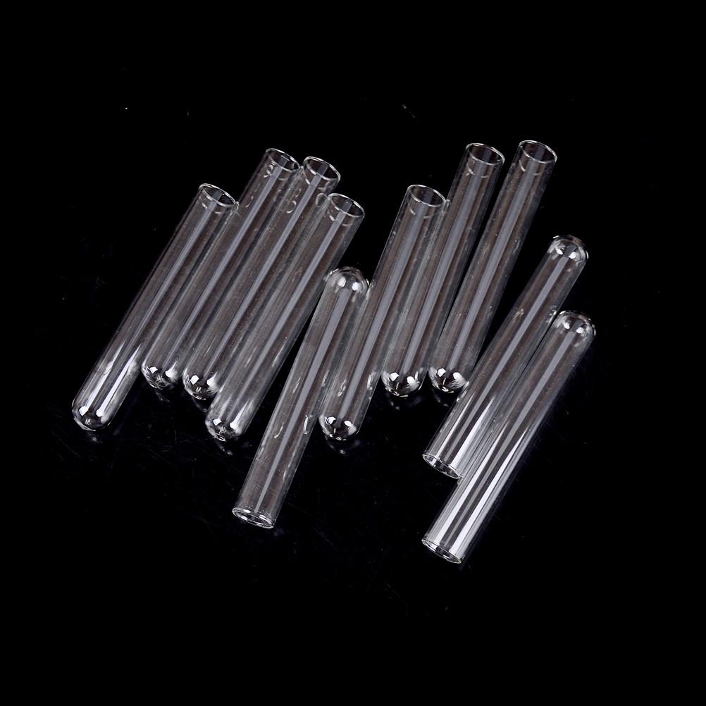 10Pcs 15*100 Mm Glass Blowing Tubes 4 Inch Long Thick Wall Test Tube
