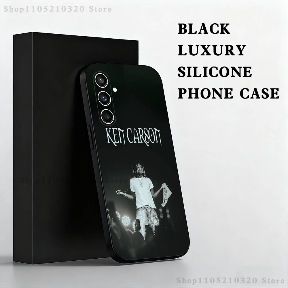 

Чехол для телефона K-Ken C-Carson Teen X для Samsung S25,S24,S21,S22,S23,S30,Ultra,S20,Plus,Fe,Lite,Note,10 Черный Мягкий SamsungS8