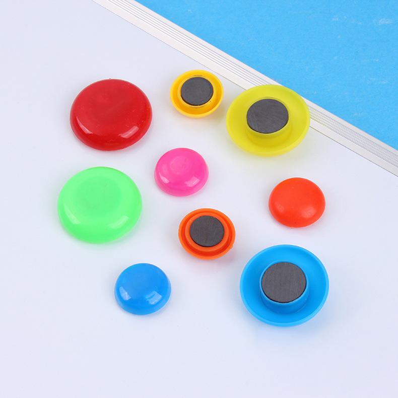 Strong Round 30mm Magnetic Whiteboard & Blackboard Stickers - Colored Stationery, Teaching Aids, Magnetic Particles & Buckles