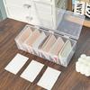 Game Card Flip Storage Box Plastic Playing Cards Case Transparent Clear Poker Boxes Adjustable Board Organizer Container