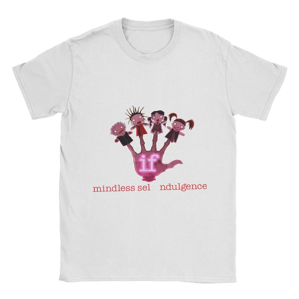 Pánská trička Mindless Self Indulgence Vintage Bavlněná trička s krátkým rukávem Tričko s kulatým výstřihem Oblečení Dárek