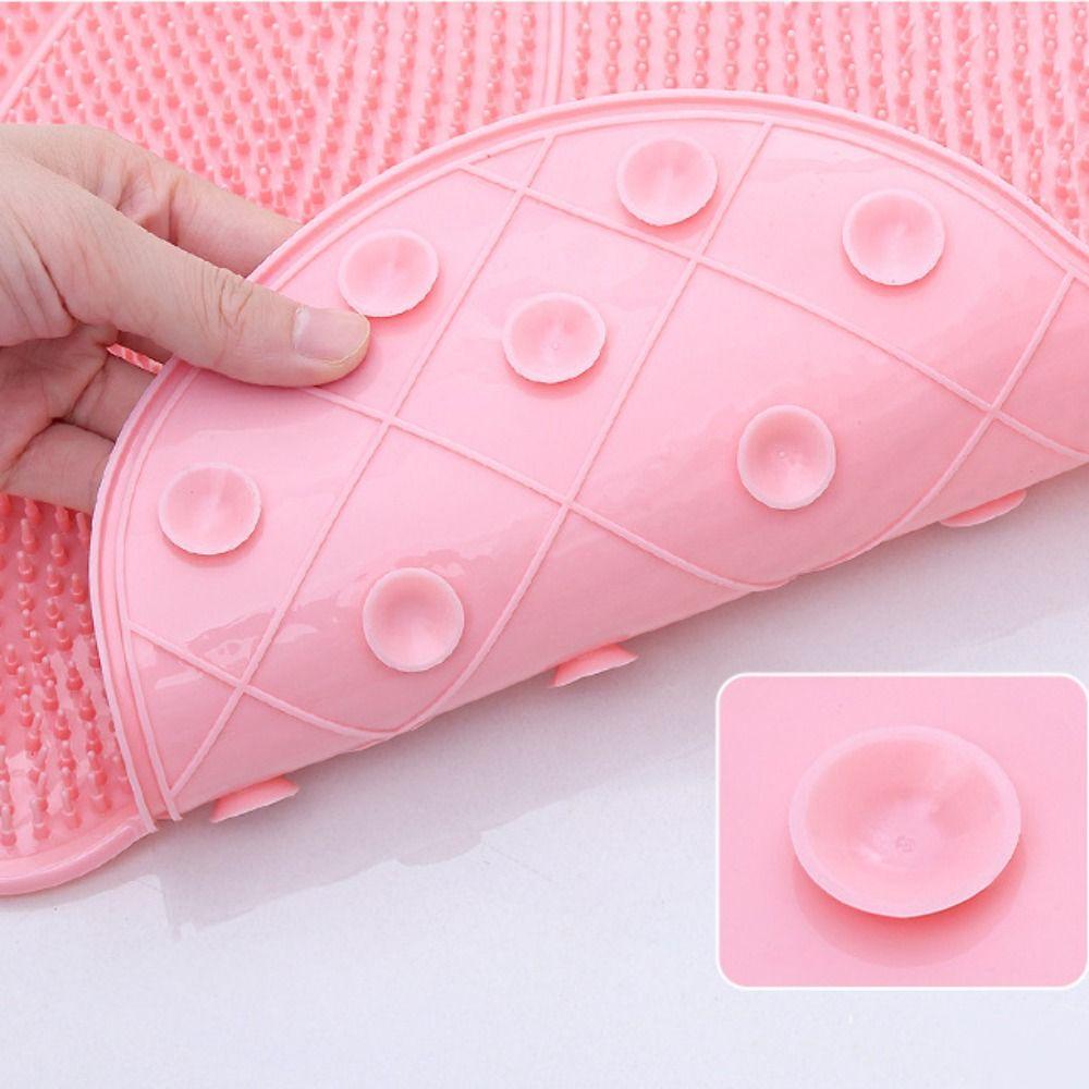 Creative Bathroom Non Slip Pad Cartoon Butterfly Shower Foot Scrubber Mat Bear Shaped with Suction Cups Massage Pad Household