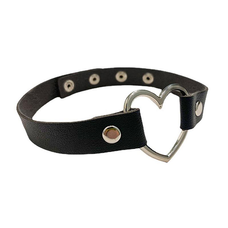 

Черная Многоцветная Панк Ошейник Ожерелье Сексуальный ПУ Кожа Сердце Замок Ключ Шипы Чокер Для Женщин Готический Косплей Вечеринка Ювелирные Изделия