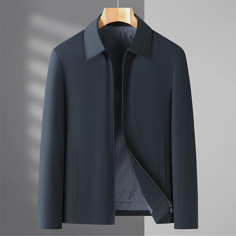 Firstview Men s Cotton Casual Lapel Zipper Jacket 50/L
