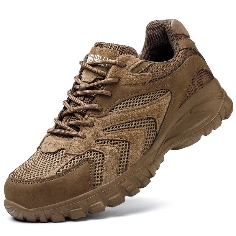 Breathable Men'S Safety Shoes European Steel Baotou Meets The Standard For Kevlar Work Shoes Protection Sneakers Lightweight