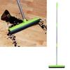 Multifunction Telescopic Floor Carpet Broom Pet Hair Dust Removal Cleaner Sweeper Cleaning ToolsGreen