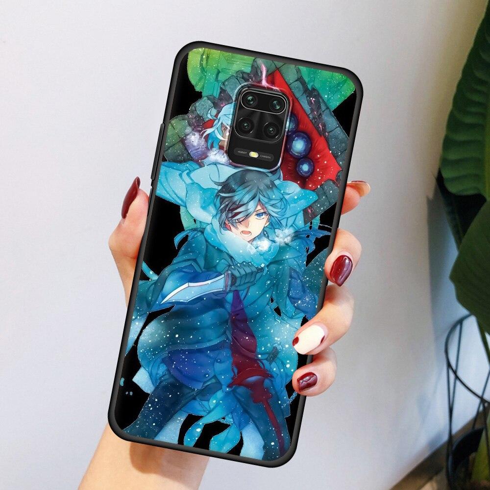 Anime Die Fallstudie von Vanitas Telefon Fall Für Xiaomi Redmi Hinweis 9S 9 8 7 10 Pro 8T 9C 9A 8A K40 Weiche Schwarze Abdeckung Coque Funda