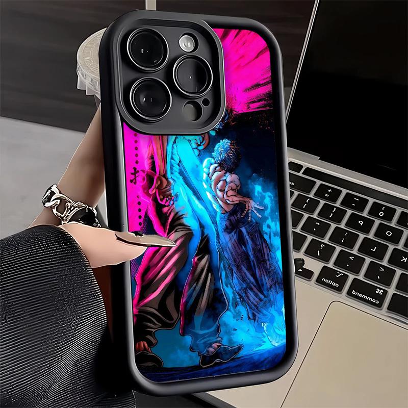 Phone Case for iPhone 17 Air 16E 15 16 Pro Max Baki the Grappler Anime Cover 14 Plus 13 12 Mini Soft Shell Silicone Fundas