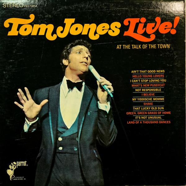 

LP Record TOM JONES - Tom Jones Live! At The Talk Of The XPAS71014 PARROT 1967 US Pop Used