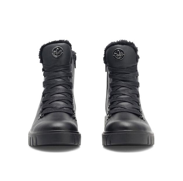 Rieker Y3432-00 Black Ankle Boots