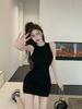 Pure Desire Hottie Sexy Tight Dress Women's Summer 2026 New Korean Version Fashion Threaded Elastic Hip Skirt