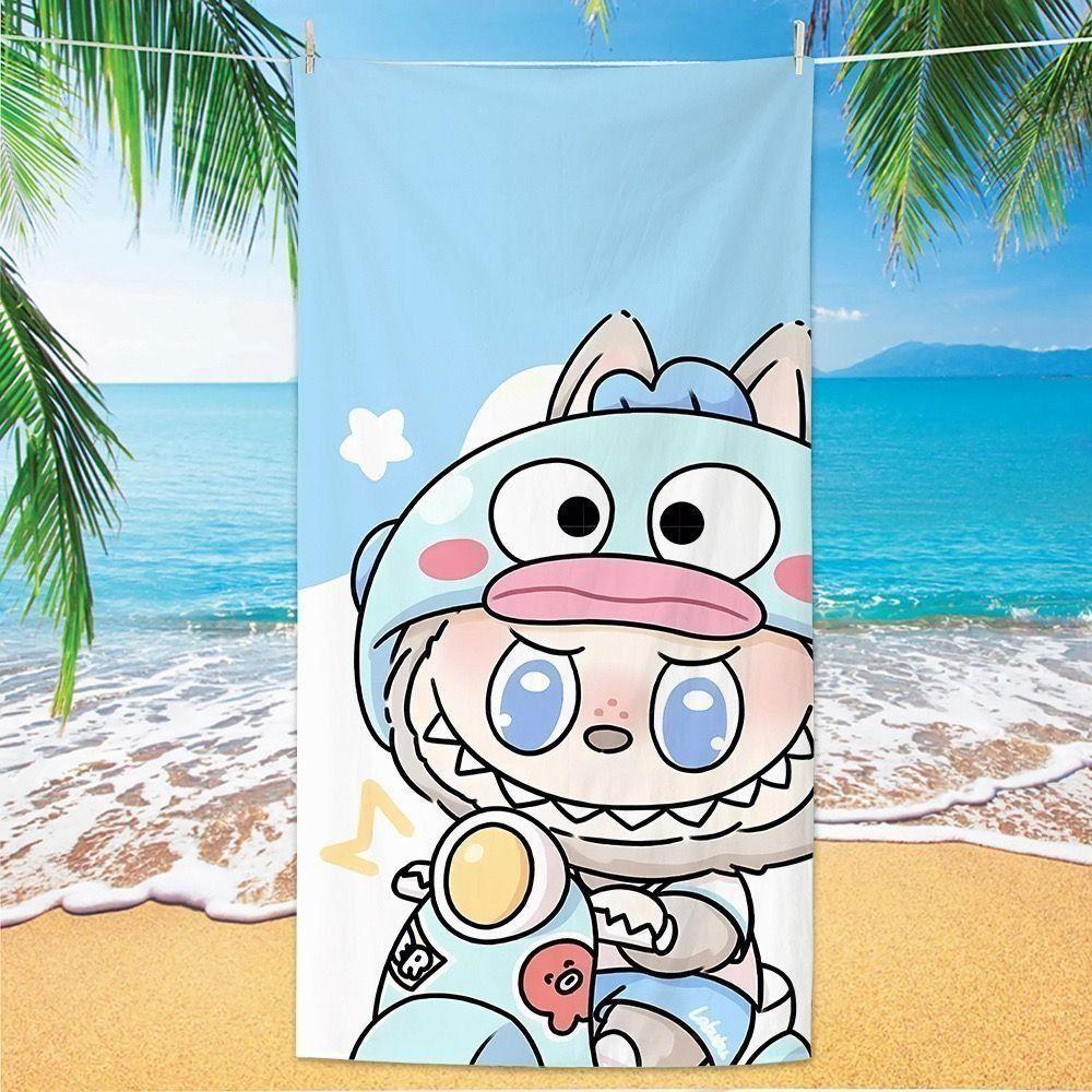 Cute Cartoon Children's Bath Towels, Running Sports Quick-drying Towels, Swimming Bath Towels, Beach Towels