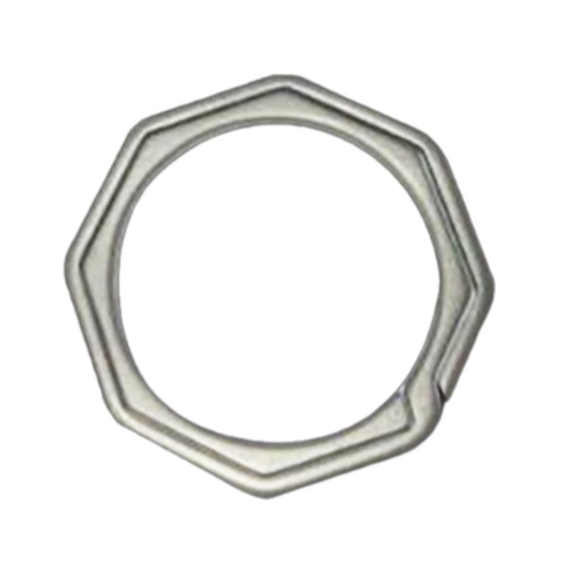 

Titaniums KeyRings Keychains Hangings Buckle Side Pushing Keychains Rings Round Split Rings Gift for Women and Man 20MM