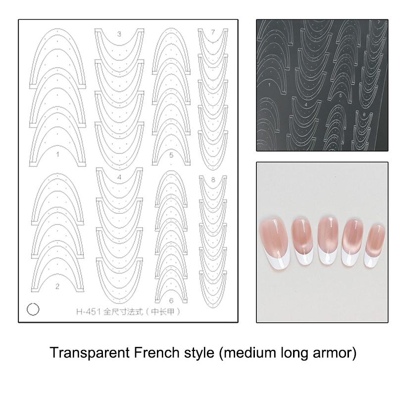 Flocon de neige creux transparent Feux d'artifice Cheval Autocollants pour ongles Pochoir aérographe Année du Cheval Série Nouvel An Décoration Autocollant pour ongles