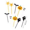 Set of 10 Mini Dessert Fork Halloween Theme Fruit Fork Cute Snack Fork Food Fork