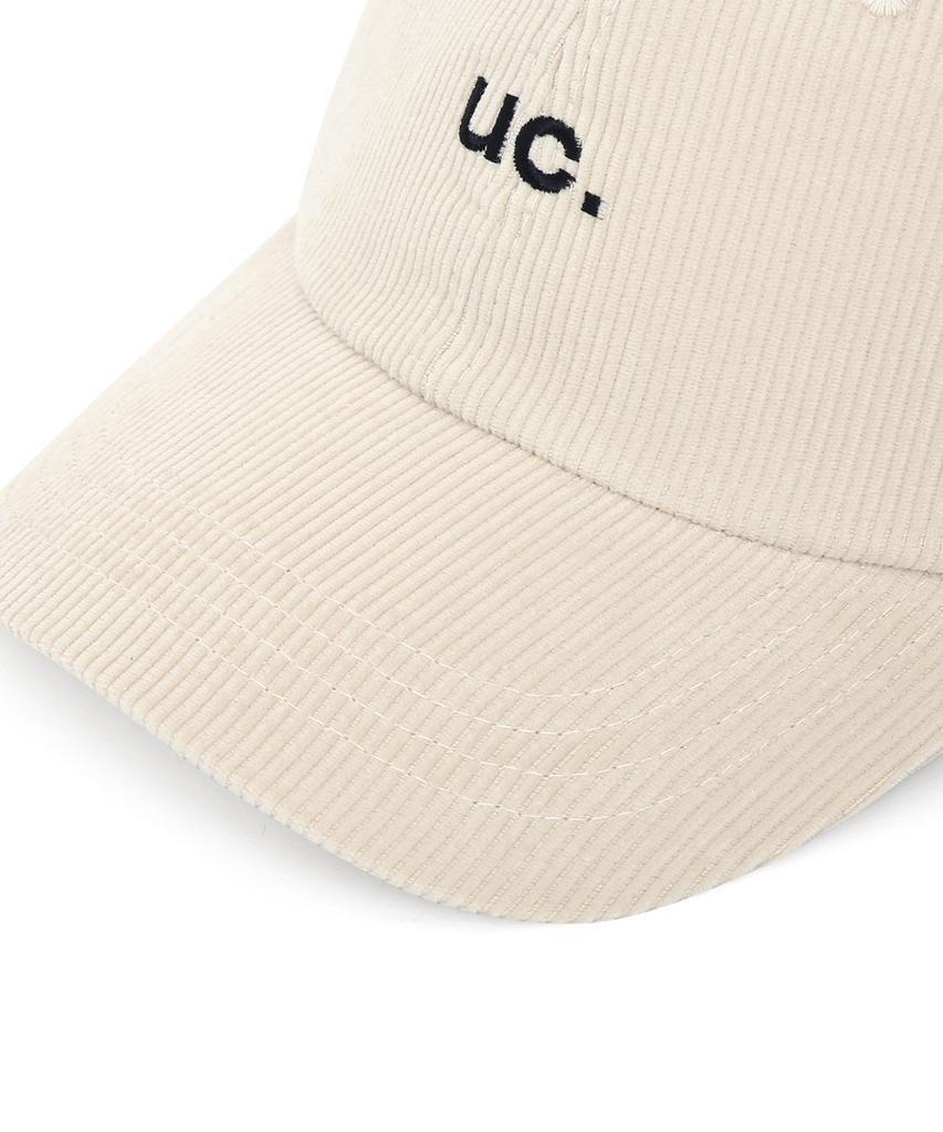 Eondeokeonteulol Corduroy Ball Cap Uc / Authentic B B / Cd / Ivory