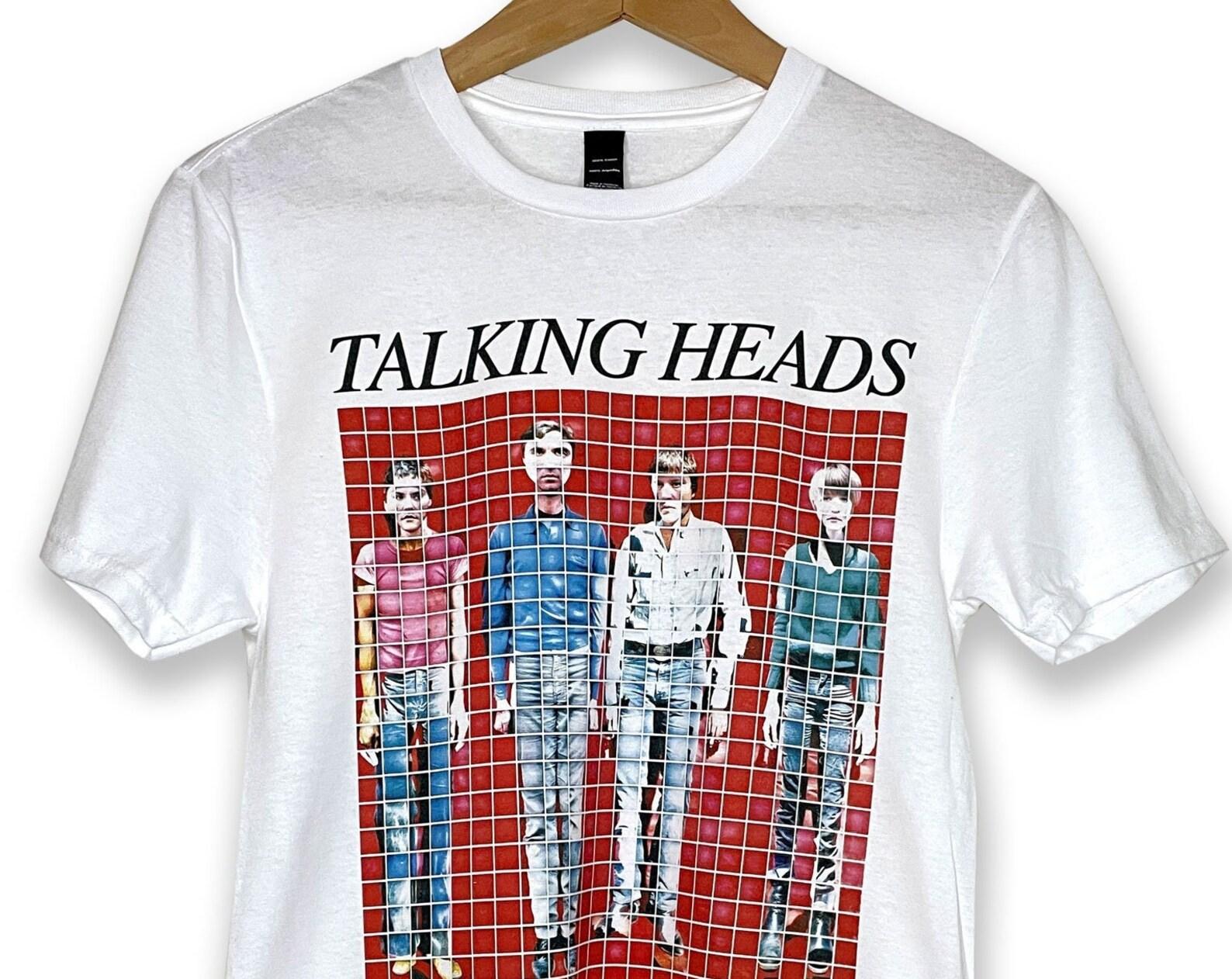 TALKING HEADS - retro 80s - new wave post-punk art rock - vintage - music shirt S