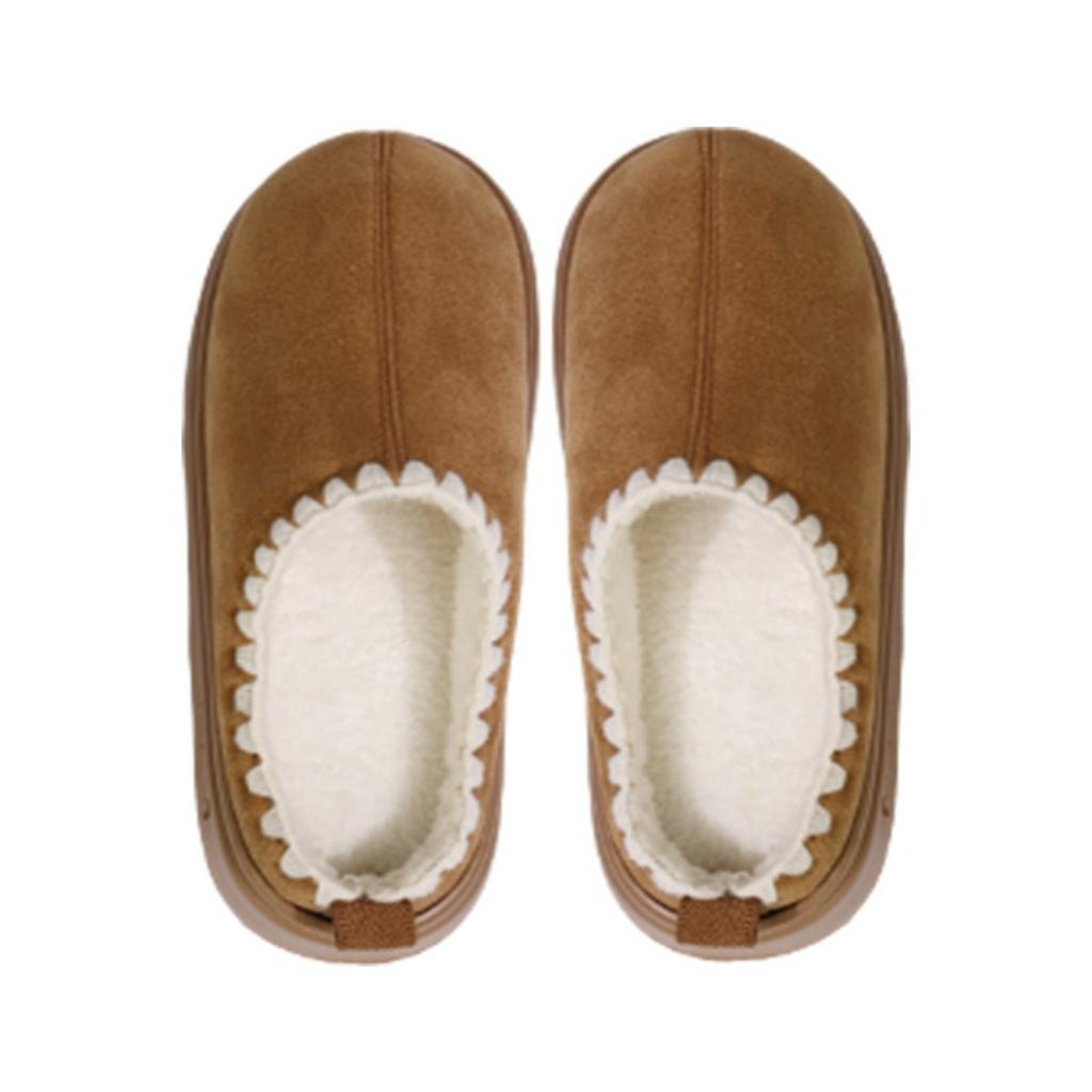Cotton Slippers for Women In Autumn and Winter, Warm At Home, Plush Indoor, Men In Winter, Thick Soled Home