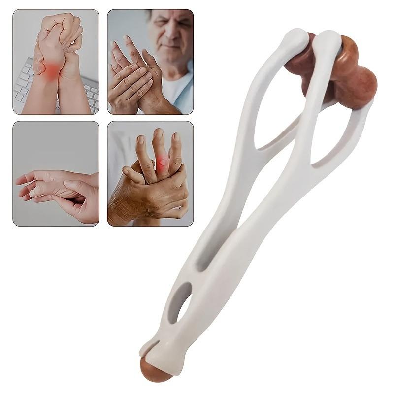 3pcs Double-row Roller Hand Massager Wrist Meridian Massage Relieves Finger Discomfort Promotes Blood Circulation
