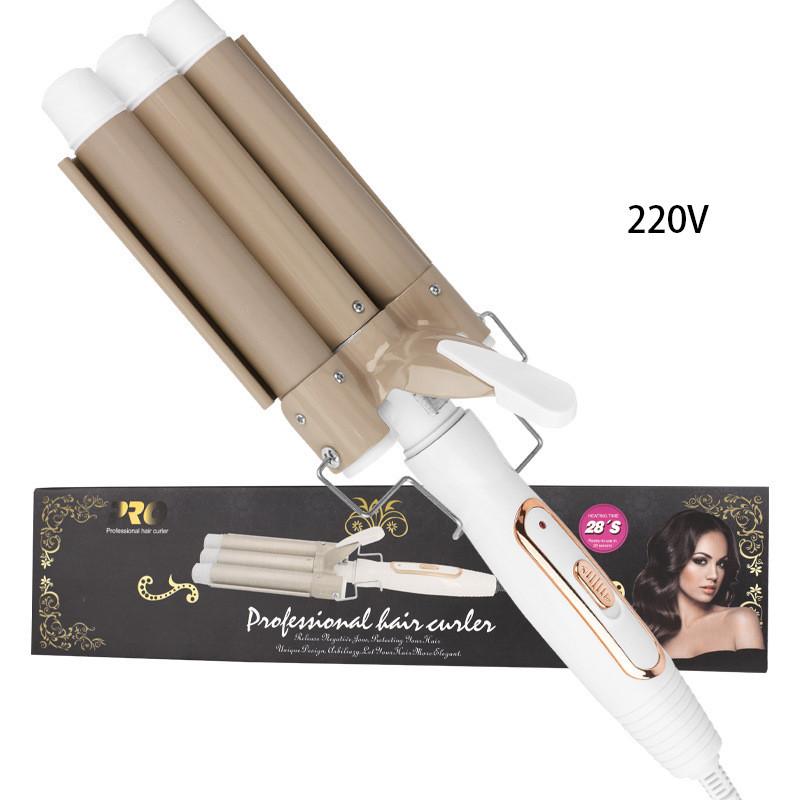 

Rolls Curling Egg Stick Three Color Household Fashion Convenient Wave 220v Roll Gold EU