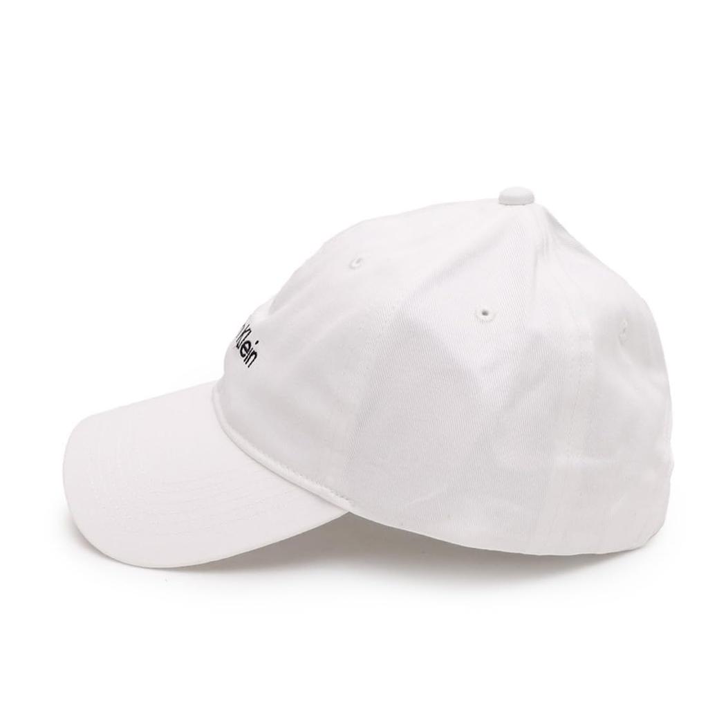 Calvin Klein CK Cap with Logo for Men and Women Embroidery, White, Unisex, [Used]