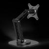 Universal Metal Monitor Stand with VESA Adapter, 17mm Ball Head, Vertical Rotation, Telescopic Function for Convenient Screen Setup