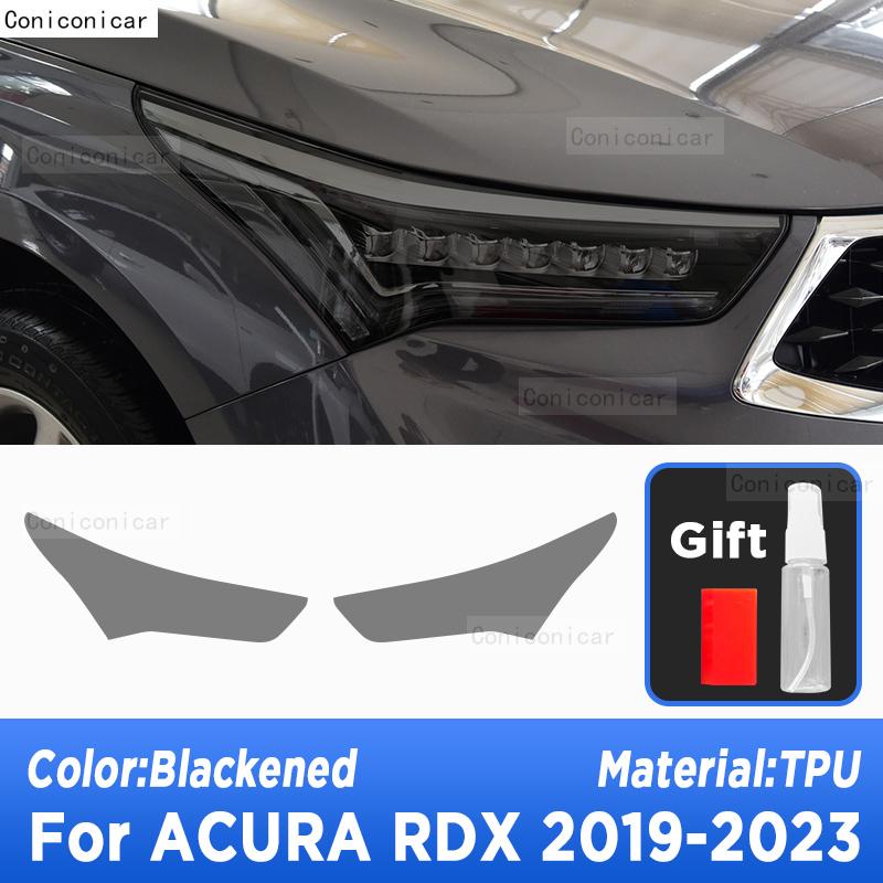 

Car Headlight Protection Smoked Black Tint Anti-Scratch Protective Film TPU Stickers For ACURA RDX - Accessories A