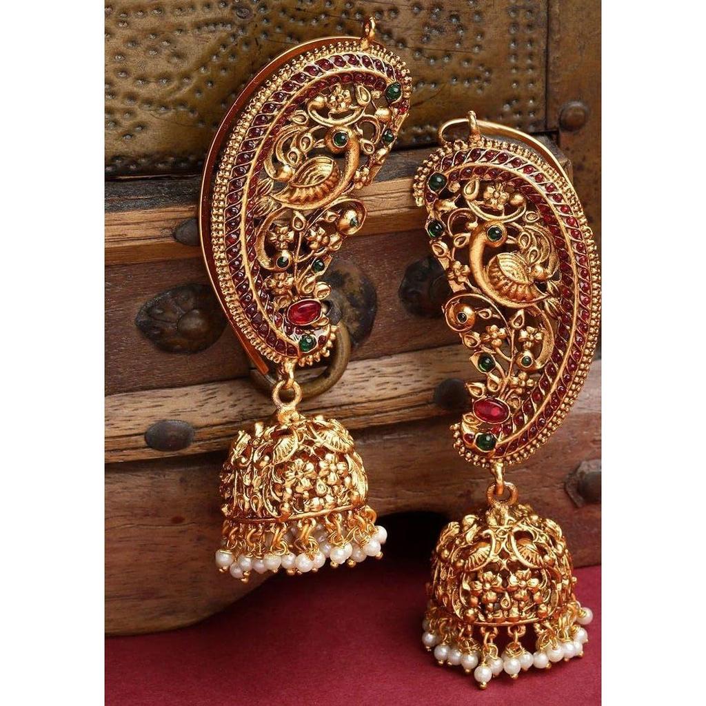 Latest Stylish Fancy Traditional Peacock Jhumka Jhumki Earrings for Women and Girls