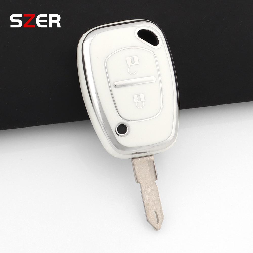 2 Button New Tpu Car Key Case Cover Shell For Vauxhall Opel Vivaro For Renault Movano Trafic Kangoo Protector Fob Accessories