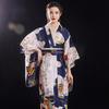 2025 Seiden Plus Size Japanischer Kimono Pyjama - Damen Trendiges Douyin-Inspiriertes Gewand Bademantel Hauskleidung