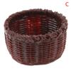 1:12 Dollhouse Simulation Miniature Resin Fruit Bread Food Basket Storage Basket Model Playthings great for daily use