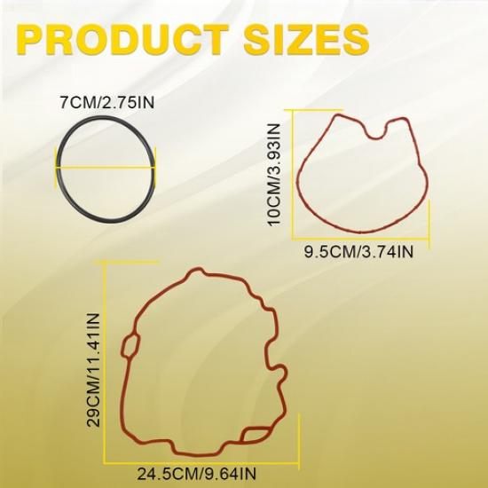 Manifold Intake Gasket For Plenum 1996-2006 GMC Chevrolet Astro Blazer 4.3L 12V