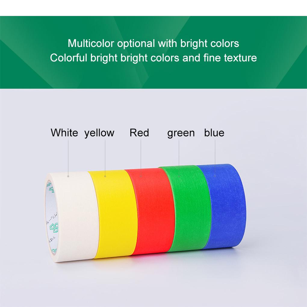 5 buc bandă de mascare din hârtie pentru broască, pentru pictură, bandă albastră pentru pictori, pentru decorarea interioară, bandă DIY