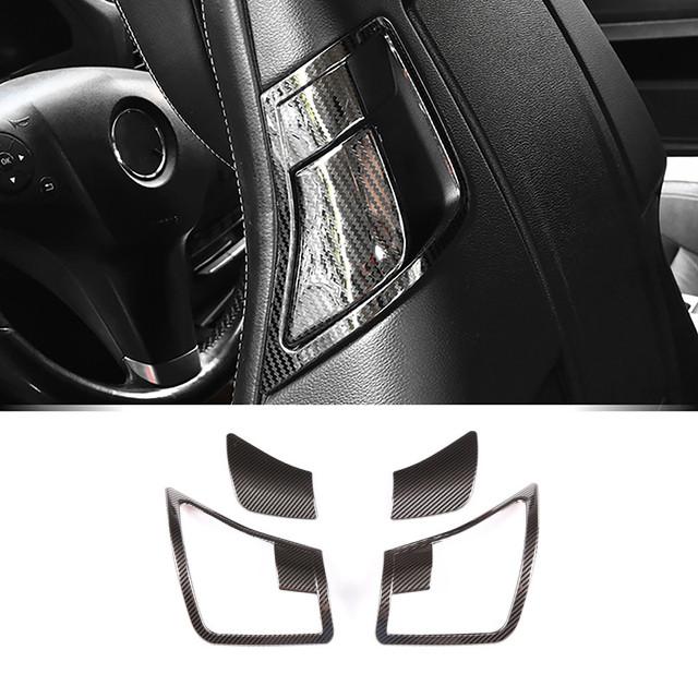 Stainless Steel Car Seat Back Adjustment Panel Frame Trim For Mercedes Benz E Class Coupe W207 2009-2016 Interior